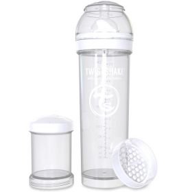 Twistshake Anti-colic бебешко шише 330мл Бяло