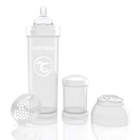 Twistshake Anti-colic бебешко шише 330мл Бяло