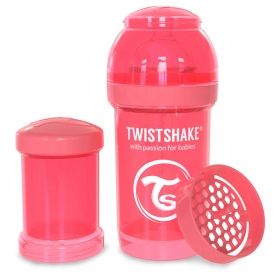Twistshake Anti-colic бебешко шише180мл Праскова
