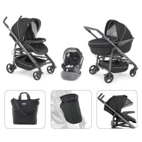 Chicco Бебешка количка 3 в 1 Trio Love Grey