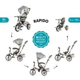  Chipolino  Триколка със сенник и въртяща се седалка 'РАПИДО' - бежов