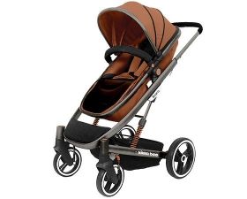 Kikka Boo -  Бебешка количка 'Divaina' 2 in 1  / седалка+зимен кош / Brown