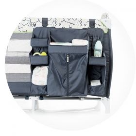 Chipolino Бебешка сгъваема кошара БЕЛИСИМА сива перла 2018