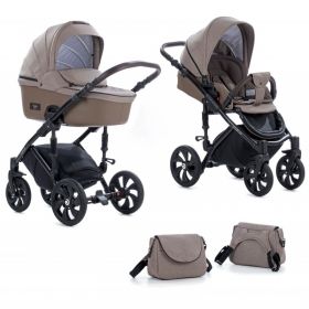 Tutis Zippy Бебешка количка Sport Plus 2 в 1 Тъмно сиво/Зелено 462