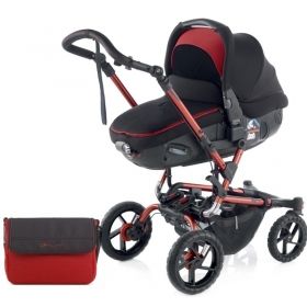 Jane - Детска количка  Crosswalk Matrix  Light 2 Red  2в1 S53