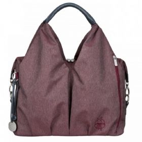Lassig - Чанта за бебешка количка с аксесоари Green Label Burgundy