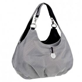 Lassig - Чанта за бебешка количка с аксесоари Gold Label Shoulder Silver