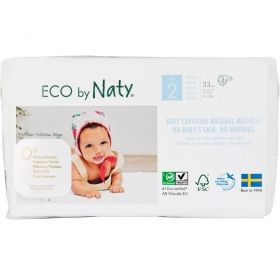 Бебешки еко пелени NATY NATURE BABYCARE 3-6 кг - 33 бр