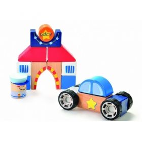 Beluga Дървена играчка полицейско управление 