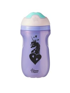 Tommee Tippee - Неразливаща се термо чаша с твърд накрайник 260ml. 12м+