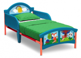 Delta Children Детско легло Woodland с 3D изображение на таблата