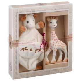 SophieGiraffe - Подаръчен комплект *Софи жирафчето*  с меко одеялце