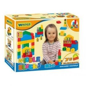 Wader - Детски конструктор *MIDDLE*- 75 елемента