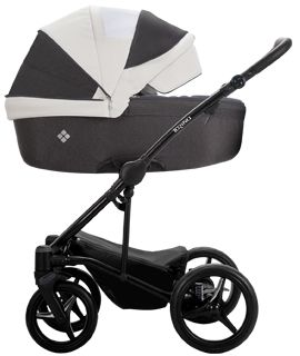 Bebetto  - Комбинирана бебешка количка Torino 2в1 white 01