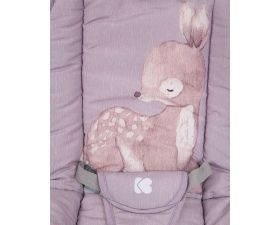 KikkaBoo Бебешки шезлонг Foliage Grey Deer