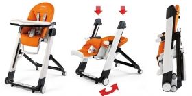 Peg Perego Детско столче за хранене SIESTA Ginger Grey