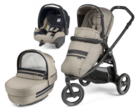 Peg Perego Бебешка количка 3в1 BOOK SCOUT Elite Modular Luxe Ecru