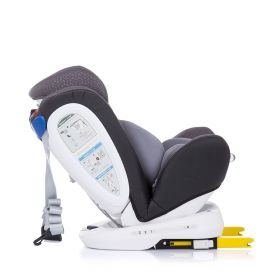 Chipolino - Стол за кола Турнео 360ᵒ ISOFIX - графит