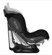 Lorelli Детско столче за кола JUPITER+ SPS (0-25 кг) Black