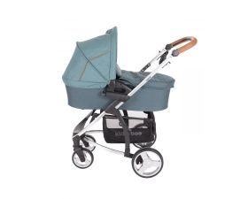 Kikka Boo Бебешка количка Madrid 3 в 1 Green Melange