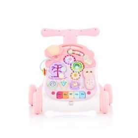 Chipolino Музикална играчка на колела 2 в 1 "Мулти" розова