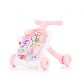 Chipolino Музикална играчка на колела 2 в 1 "Мулти" розова