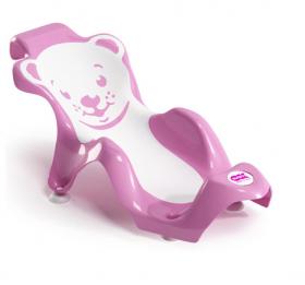 Анатомична подложка за къпане OKBaby BUDDY - Корал