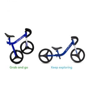 Smart Trike - Сгъваемо детско колело за балансиране - синьо