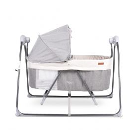 Cangaroo - Бебешка люлка 2 в 1 Aliya Grey