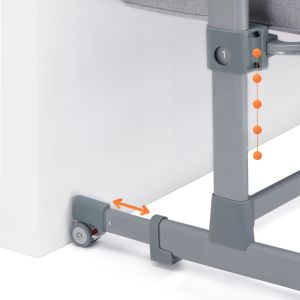 KinderKraft NESTE Up Бебешка кошара gray