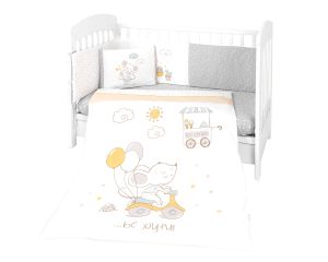 Kikka Boo Бебешки спален комплект 6 части Joyful Mice