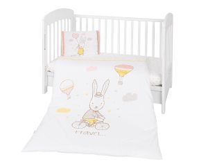 Kikka Boo Бебешки спален комплект 3 части Rabbits in Love