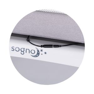 Chipolino Бебешко легълце-люлка Sogno с LED дисплей 