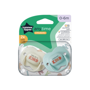 Tommee Tippee Ортодонтични залъгалки Anytime 0-6м. 2 бр.