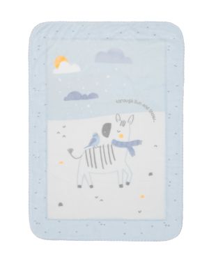Kikka Boo - Поларено бебешко одеяло  Stripy Friends