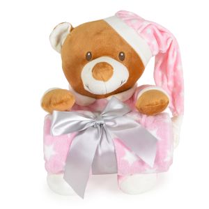 Одеяло 90/75 cm с играчка Addie Bear