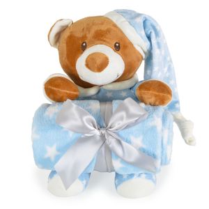 Одеяло 90/75 cm с играчка Addie Bear