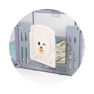 Chipolino Кът за игра Amico 180/200cm. сив