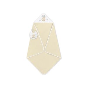 Interbaby - Interbaby Комплект бебешка хавлия с лигавник Osito Luna 