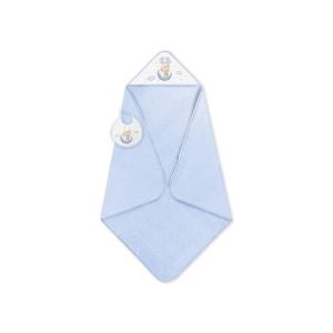 Interbaby - Interbaby Комплект бебешка хавлия с лигавник Osito Luna 