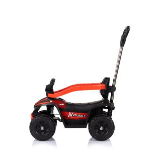  Chipolino кола за яздене с дръжка "ATV" червена