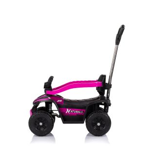  Chipolino кола за яздене с дръжка "ATV" розова