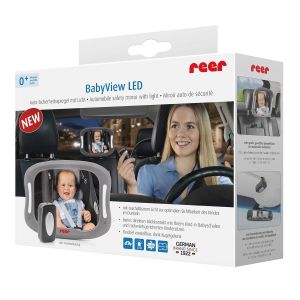 Reer Огледало за обратно виждане BabyView LED 
