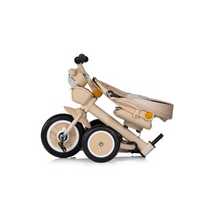 Chipolino Детска сгъваема триколка Marathon Smart 360° беж