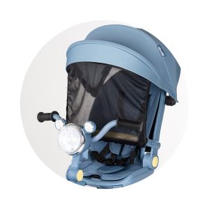 Chipolino Детска сгъваема триколка Marathon Smart 360° синя