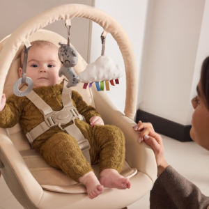 KinderKraft FINI UP столче за хранене grey