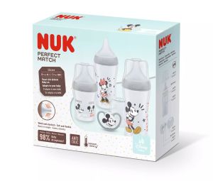 NUK Perfect Match Стартов сет шишета Mickey