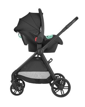 Kikka Boo Бебешка количка 3 в 1 Eloe Black
