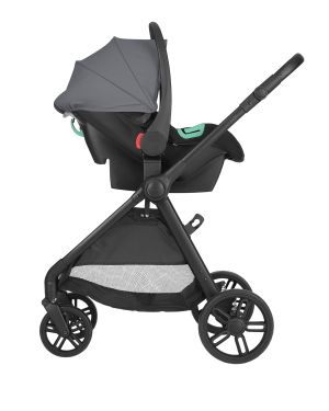 Kikka Boo Бебешка количка 3 в 1 Eloe Dark Grey