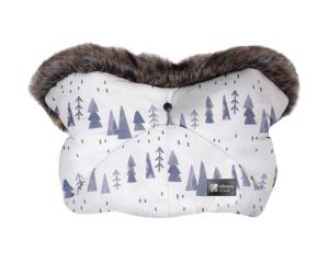 Kikka Boo Ръкавица за бебешка количка  Shiny Nylon Snow Forest